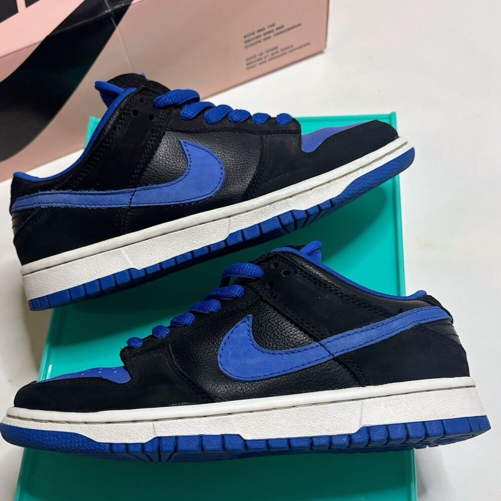 2004 Nike SB Dunk Low Pro J-pack Royal Blue Black Jordan Pack Vintage Pink Box